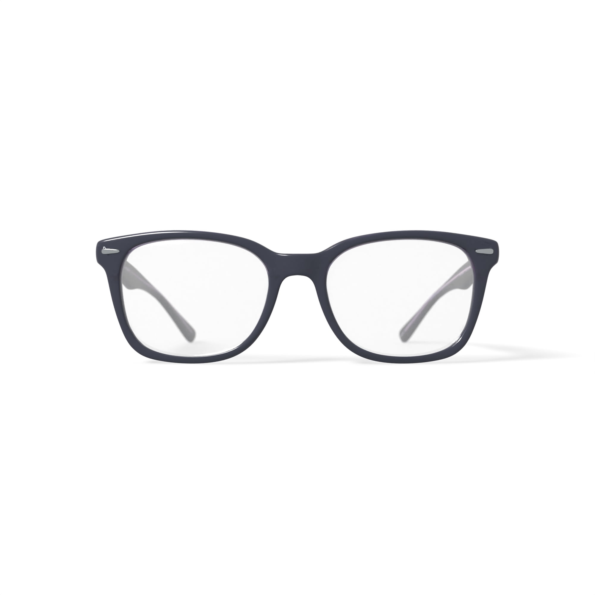 Walmart Women’s FM13038 Square Prescription Eyeglasses with Case, Black/Purple