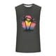 thumbnail image 4 of Camiseta sin mangas de cuello redondo para hombre, informal, a la moda, con estampado, deportiva, de poliéster, 4 of 5