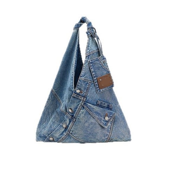7829 Denims Slouchy Hobos Bags for Women Soft Toted Bag Purses Shoulder Handbags