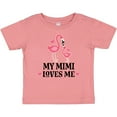 thumbnail image 3 of Inktastic My Mimi Loves Me Flamingo Girls Baby T-Shirt, 3 of 5