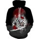 thumbnail image 3 of Sudadera con capucha con estampado gráfico de máscara fantasma para hombre, sudadera con estampado 3D de samurái japonés, sudadera informal, sudaderas holgadas, camisetas de manga larga, 3 of 5