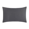 thumbnail image 3 of Mellanni Jersey Sheet Set 3 Piece 100% Cotton Deep Pocket Bed Sheets and Pillowcase, Twin, Dark Gray Heather, 3 of 9