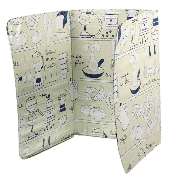 ROSENICE 1Set Grease Splatter Guard Foldable 84X39CM 33.01X15.33X0.20in Oil Protection Kitchen Supply