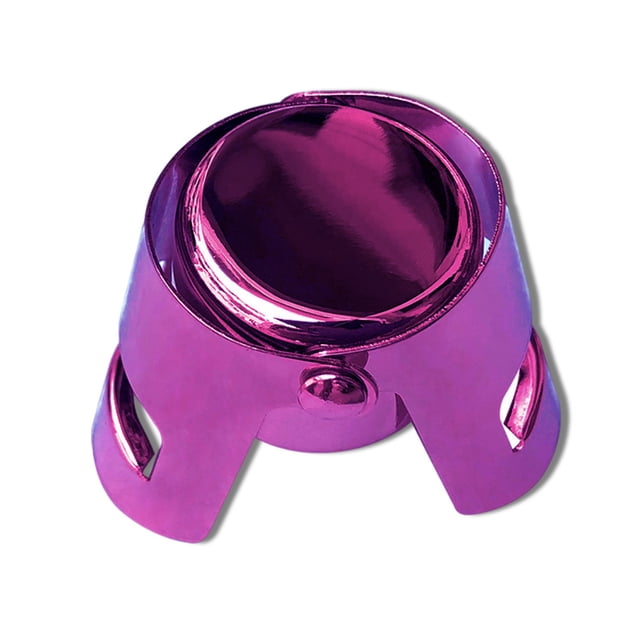 Wosthever Tapón de botella de vino de acero inoxidable corcho de champán boquilla a prueba de fugas sellador de bebidas reutilizable Red Keeper Bar Kits de equipo de elaboración de vino Violeta