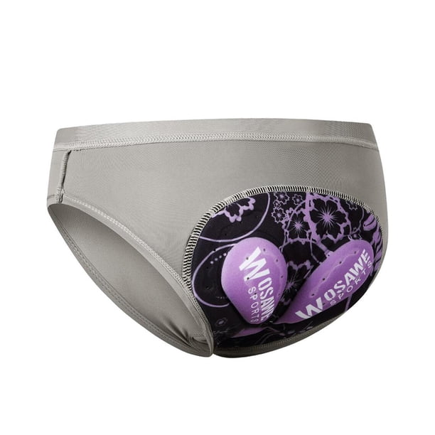 Ropa interior para mujer, pantalones cortos deportivos, moda, secado rápido, acolchado 3D SG