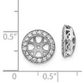 thumbnail image 5 of 14K White Gold AA Diamond Earring Jackets, 5 of 5
