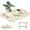 Off-white, variant on RunMin Grocery Store Ottoman Tray for Coffee Table & Couch, Large Wooden Serving Tray with 2 Set of Handles - Off-White/Cream