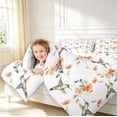 thumbnail image 4 of Erosebridal Kawaii Hummingbird 7pcs Queen Bedding,Bohemian Tropical Bedding Comforter Set Queen,White Tan,Polkadot Reversible, 4 of 7