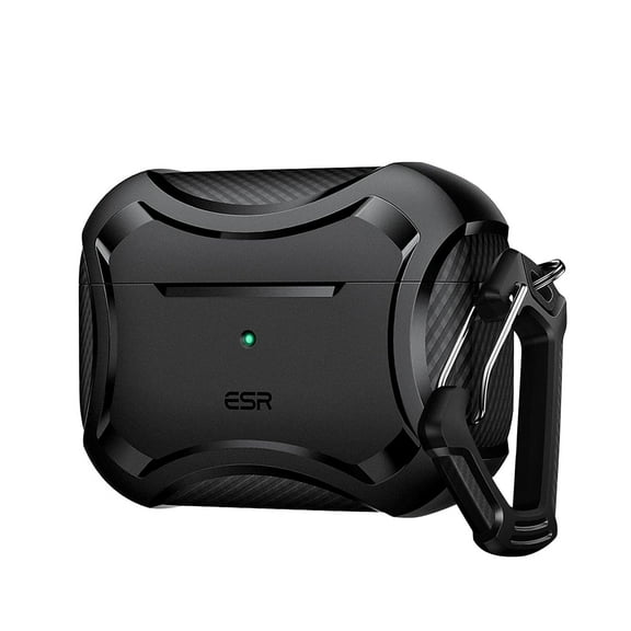 SaharaCase Cyber Armor Case for Apple AirPods Pro 2 (2nd Generation) Black HP00063