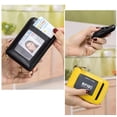 thumbnail image 6 of Women Genuine Leather ID Case Card Holder with Key Chain. 12 Credit Card Vertical Slots Fluorescent Minimalist Wallet Purse. RFID Blocking., 6 of 8