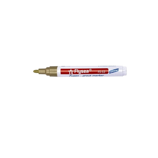 Riwesomey Bolígrafo de reparación Liviano Conveniente Sellador de lechada de alto rango Gris oscuro Artesanía Oro Riwesomey TO007869-10