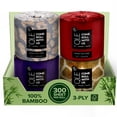 thumbnail image 1 of Papel higiénico QLE Bamboo, paquete de 4, 3 capas, 300 hojas, 1 of 6