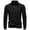 Black, variant on Lmnyox Men's Thermal Tops Long Sleeve Half Zip Stand Collar Shirts Fall Winter Solid Fashion T Shirts