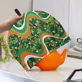 thumbnail image 3 of HELLHERO Tea Cozies Covers Keep Warm Polyester Canvas Insulating Keep Tea Warm Dust Proof for Novelty Gift Spiral Waves, 3 of 8