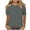 Dark Gray-22, variant on Mittory Womens Summer Casual Shirts Short Sleeve Cold Shoulder Tops Blouses Tunics