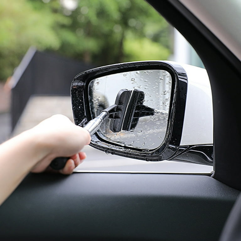  Car Rearview Mirror Wiper, Retractable Auto Mirror