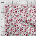 thumbnail image 1 of oneOone Viscose Chiffon Pink Fabric Leaves & Floral Artistic Fabric For Sewing Printed Craft Fabric By The Yard 42 Inch Wide, 1 of 4