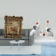 thumbnail image 2 of Marco de fotos,Marco de fotos retro Marco de fotos de mesa vintage,Esculturas de elefantes,Estatuas de elefantes,decoración del hogar,artesanías de cerámica,Figuras de elefantes familiares, 2 of 8