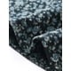 thumbnail image 5 of Blusa de mujer de talla grande Agnes Orinda, de manga larga, con pliegues, escote en V, floral, elegante y casual, talla 4X, negro y azul, 5 of 6