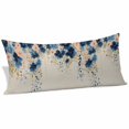 thumbnail image 2 of Navy Blue Spring Floral Body Pillow Covers 20"x54", Farmhouse Butterfly Rustic Soft Brushed Microfiber Breathable Throw Pillow Covers, Pillowcase with Zipper for Couch Sofa Bedroom Living Room, 2 of 9