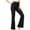 Black, variant on Women's Leggings High Waisted Yoga Pants Workout Exercise Capris for Casual Summer Swearpants Casual Bootleg Yoga Pants V Crossover High Waisted Flare Workout Pants Leggings