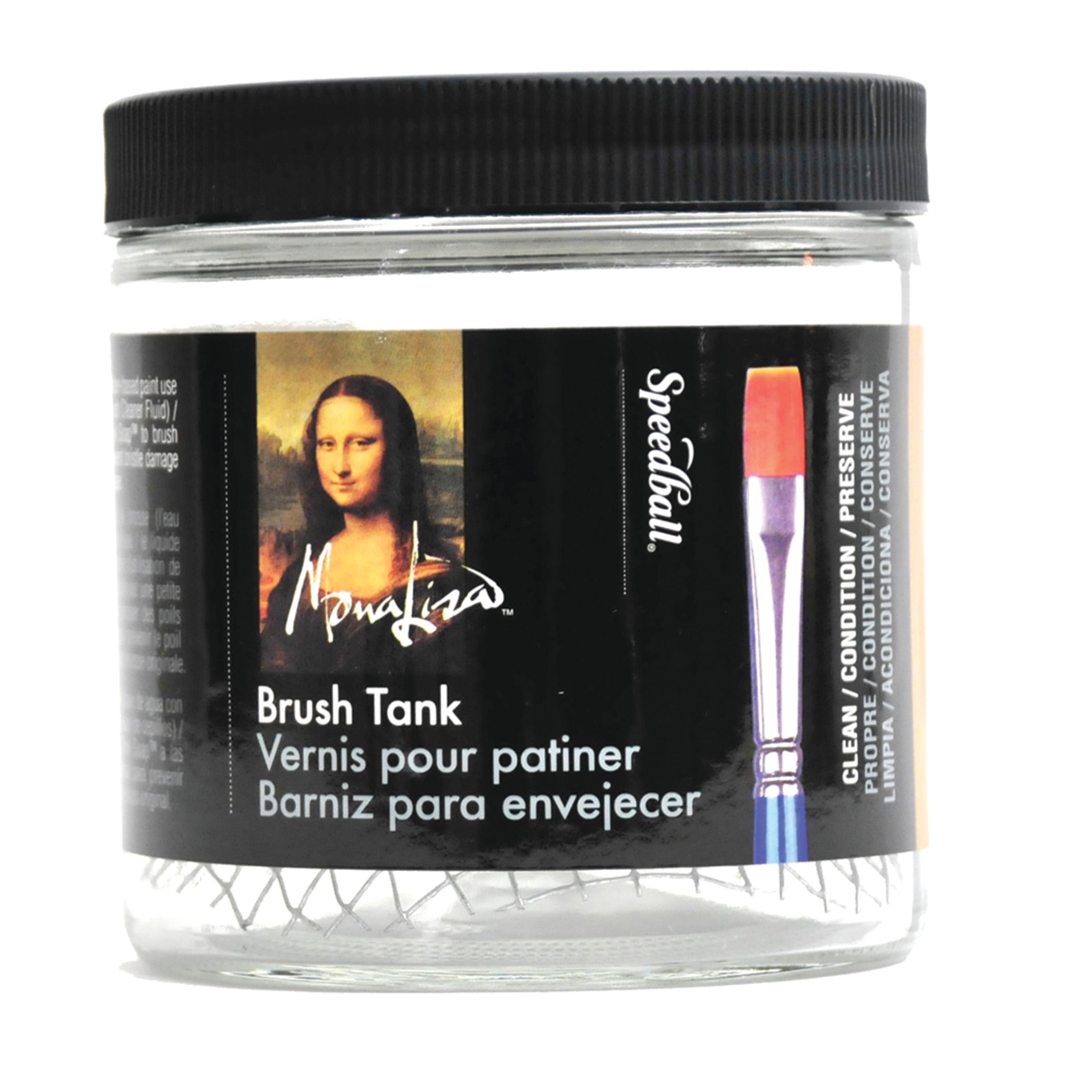 Mona Lisa Brush Cleaning Fluid & Tank Cleaning Tank