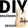 thumbnail image 5 of ZHOUB DIY Electric Guitar Kit, 6-String, Mahogany Body, Full Equipment for Build Your Own Guitar, 5 of 14