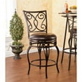 thumbnail image 2 of Southern Enterprises Hanover Swivel Counter Stool-Material:Powder-Coated Steel,Size:20.75"W x 23"L x 39.25"H, 2 of 3