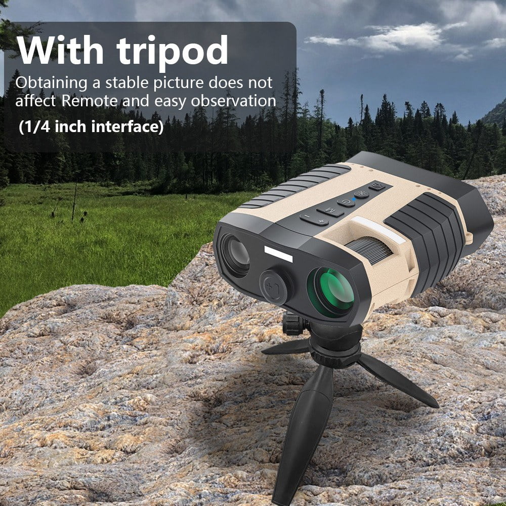 Night Vision Binoculars with Camera 4X Optical Zoom 8X Digital 2.5K Video