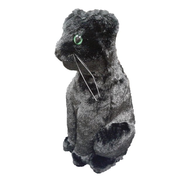 Light Up Black Cat Prop With Sounds Motion Activated Halloween Decor Battery Op Walmart Com Walmart Com