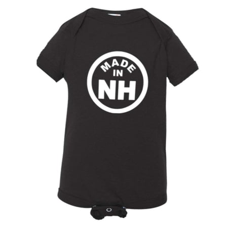 PleaseMeTees™ Baby Born Made In New Hampshire NH Logo Label HQ Jumpsuit
