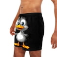 thumbnail image 5 of Purcolt Mens Swim Trunks Funny Printed Summer Athletic Running Beach Board Shorts with Pockets, 5 of 6