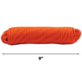 thumbnail image 4 of ASR Outdoor Survival Paracord Rope Reflective Tracer Orange - 100ft, 4 of 5