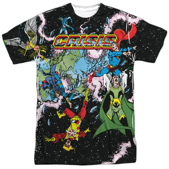 Jla - Crisis Variant - Short Sleeve Shirt - XX-Large