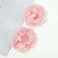 thumbnail image 5 of Unique Bargains 2 Pcs Hair Clip Grace Simulated Flowers Duckbill Clip Pink, 5 of 5