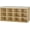 Natural, variant on Shoe Storage Bench with Cushion, Cubby Shoe Rack with 9 Cubbies, Adjustable Shelves, Multifunctional Shoe Organizer Bench for Entryway, Mudroom, Hallway, Closet and Garage, Espresso