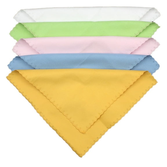 Microfiber Polish Cloth For Musical Instrument, 5 Pack, Violin And Cello Cleaning Product, Lint-Free, Super Soft, Gift, For Piano, Guitar, Trumpet, Saxophone