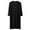 Black, variant on JTieacloth Fleece Mens Bathrobe Men's Sleeping Robe Cardigan Loose Pajamas Bathrobe Nightgown Casual Style Draped Loungewear Black