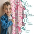 thumbnail image 3 of Pink Unicorns and Rainbows Pattern Blackout Kids Curtains,Childrens Insulated Curtains Set Of 2,Bedroom Essentials,Toddler Room Decor 52x63in(132x160cm), 3 of 4