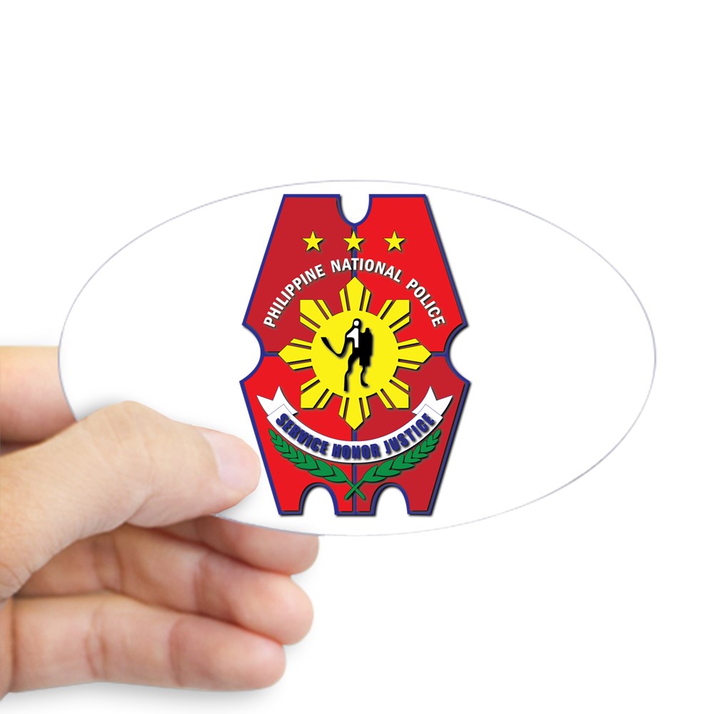CafePress Philippine National Police Seal Sticker (Oval)