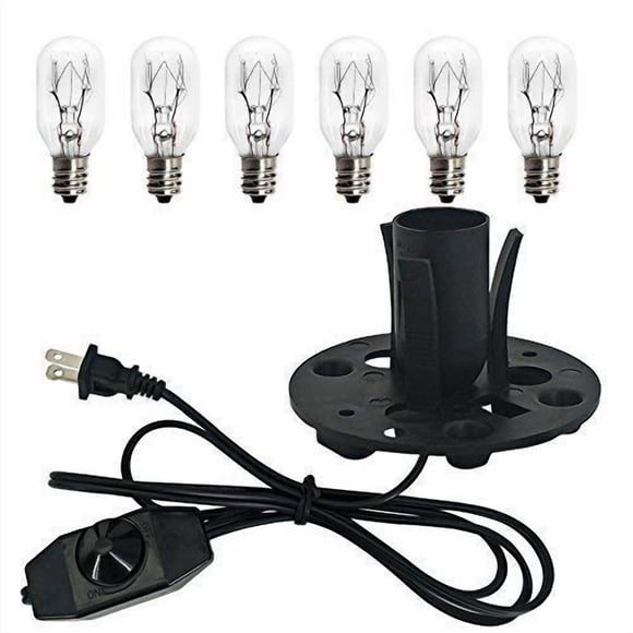Lámpara Haraqi Cable de 1.8m con Dimmer 110V Base y 6 Bombillas de 25W