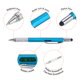 thumbnail image 4 of 4 piezas 6 en 1 herramienta multifuncional bolígrafo regalos para hombres con bolígrafo, regla, destornillador, stylus, azul, 4 of 5