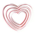 thumbnail image 1 of Coofit 4PCS Heart Shape Cake Cutters Plastic Cute Cookie Cutters Baking Cutters Shapes, 1 of 10