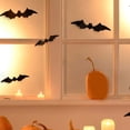 Stickerss Bat Bat Wall Decals Adhesive PVC Stickers Halloween Decoration Realistic ...