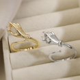 thumbnail image 3 of Trendy CZ Hand Open Rings for Women Unique Design Cubic Zirconia Crystal Dainty Adjustable Finger Comfort Fit Eternity Ring Promise Love Friendship Wedding Band Charm Jewelry for Her Girlfriend, 3 of 10