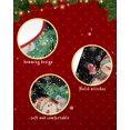 thumbnail image 6 of Black Christmas Christmas Tree Skirt 48 Inches Large Christmas Skirt Tree, Snowman Bear Xmas Tree Snowflake Tree Skirt Christmas Decorations for Fireplace Party Holidays Indoor Outdoor, 6 of 7