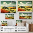 thumbnail image 5 of Designart "Simple Indiana Barns in the Countryside I" Oversized Architecture Framed Wall Art - Farmhouse Orange Barns Bedroom Framed Canvas Wall Art, 5 of 7