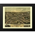thumbnail image 2 of Bailey 14x12 Black Modern Framed Museum Art Print Titled - Spencer Massachusetts - Bailey 1877, 2 of 5