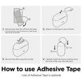 thumbnail image 4 of Funda AW5 Gris Compatible con AirPods 3, Funda Diseño Clásico de Consola de Videojuegos con Mosquetón, Carga Inalámbrica Disponible, 4 of 5