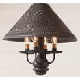 thumbnail image 3 of Irvins Country Tinware Wood Homespun Shade Light Pendant in Black, 3 of 3